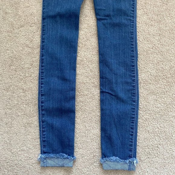 Hollister Juniors 00S / 00 Short High-Rise Cuffed Jean Legging Advanced Stretch - Picture 8 of 12